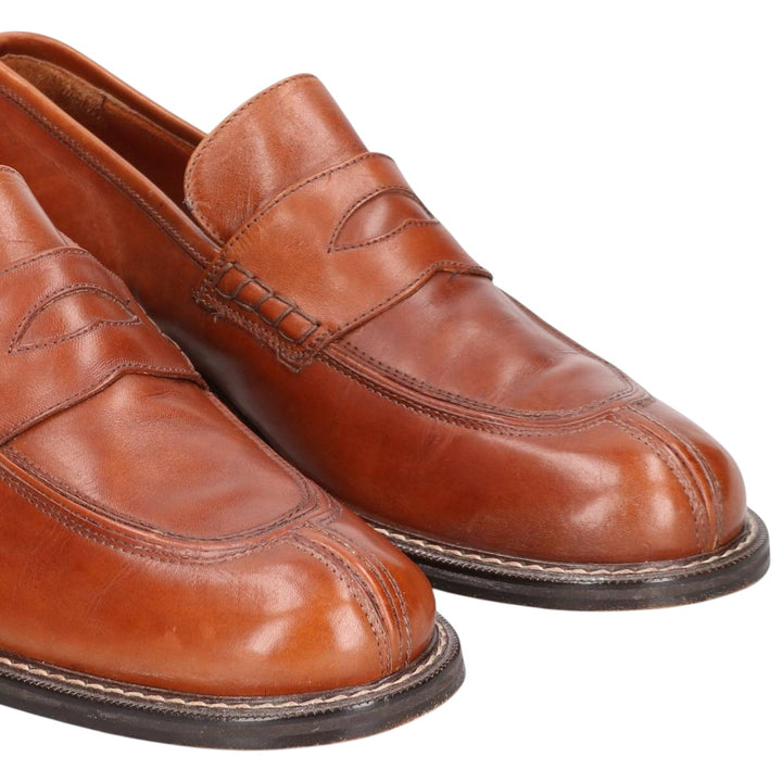 Johnston & Murphy coin loafers, made in Italy, size 10M Men's 28.0cm genuine leather brown type Vintage Second Hand