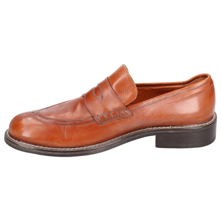 Johnston & Murphy coin loafers, made in Italy, size 10M Men's 28.0cm genuine leather brown type Vintage Second Hand