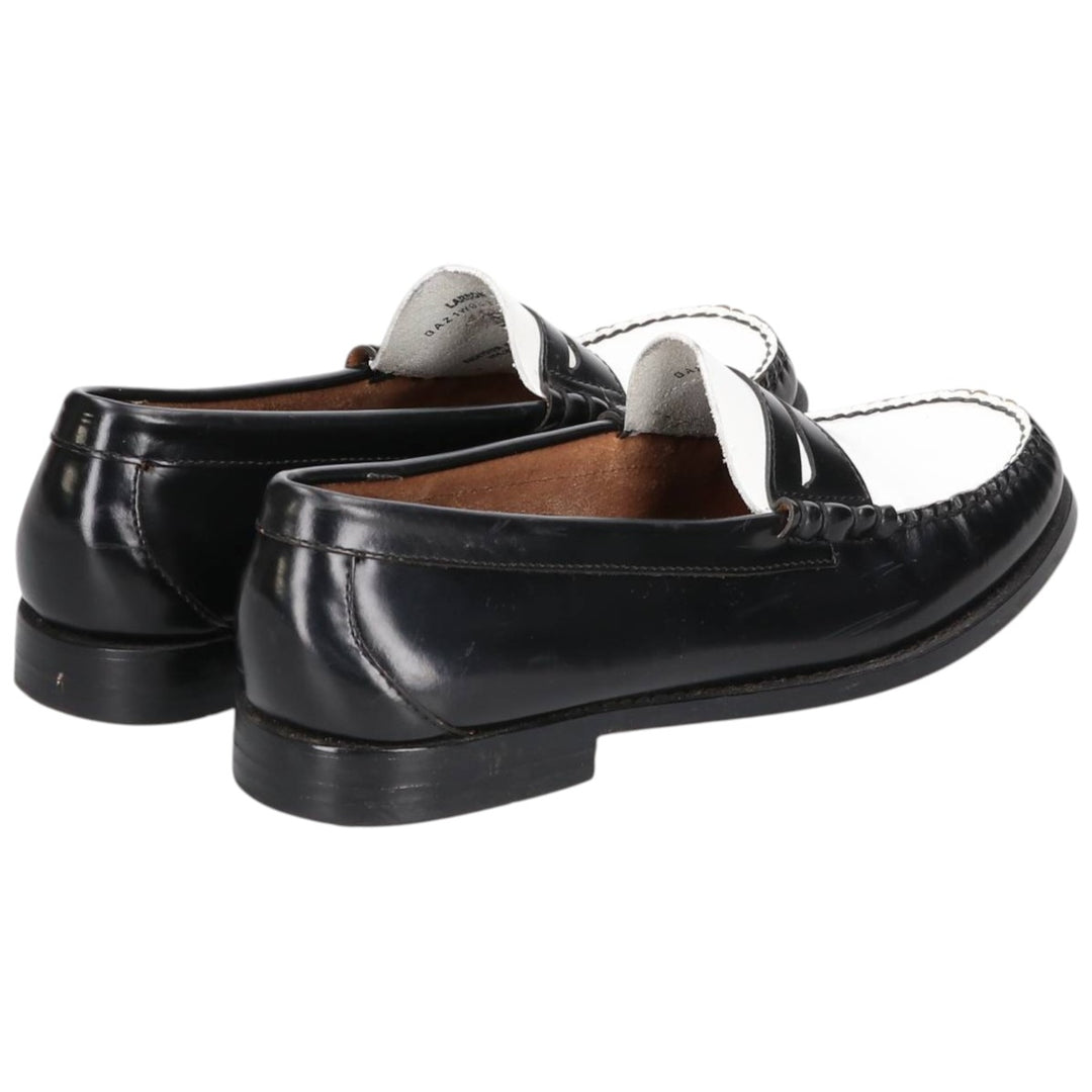 GHBass WEEJUNS Two-Tone Coin Loafers 9D Men's 27.0cm genuine leather black type Vintage Second Hand