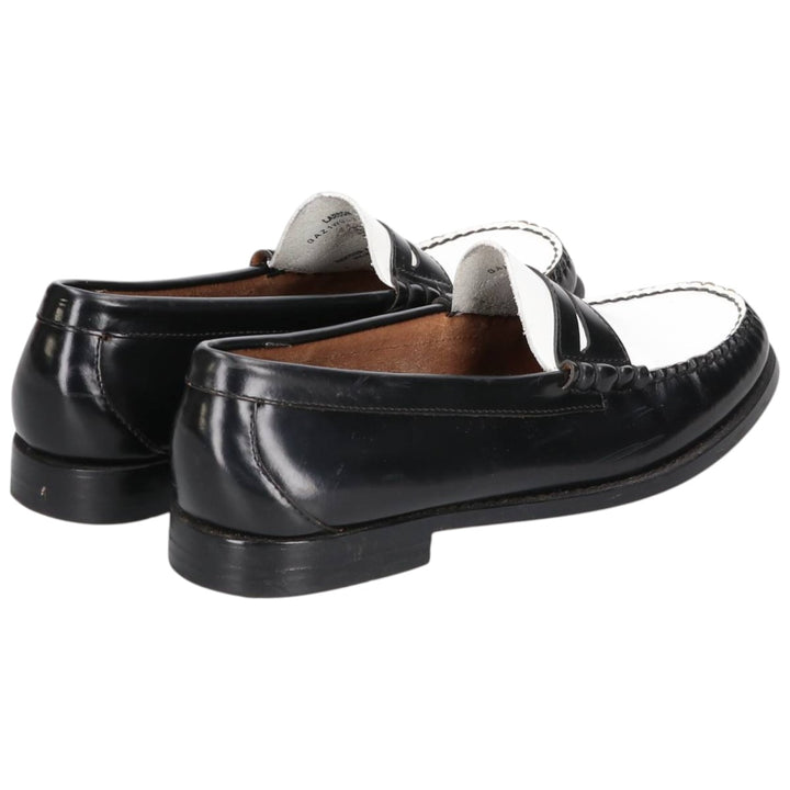 GHBass WEEJUNS Two-Tone Coin Loafers 9D Men's 27.0cm genuine leather black type Vintage Second Hand