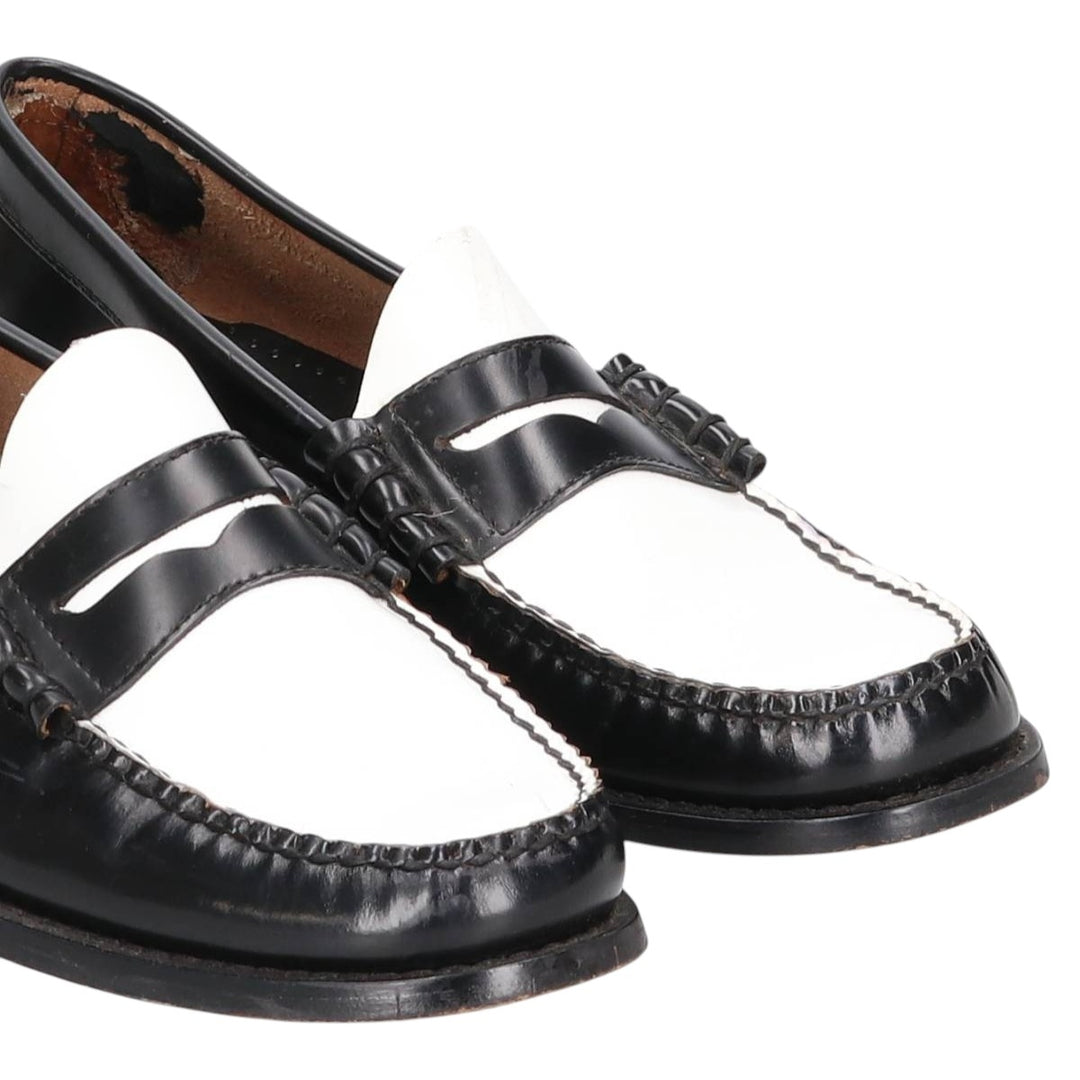 GHBass WEEJUNS Two-Tone Coin Loafers 9D Men's 27.0cm genuine leather black type Vintage Second Hand