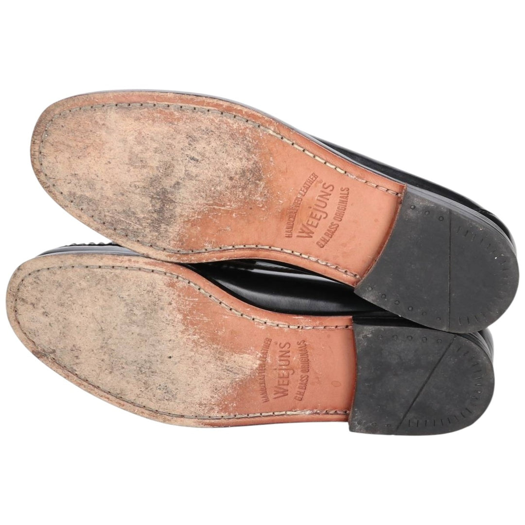 GHBass WEEJUNS Two-Tone Coin Loafers 9D Men's 27.0cm genuine leather black type Vintage Second Hand