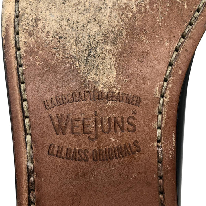 GHBass WEEJUNS Two-Tone Coin Loafers 9D Men's 27.0cm genuine leather black type Vintage Second Hand