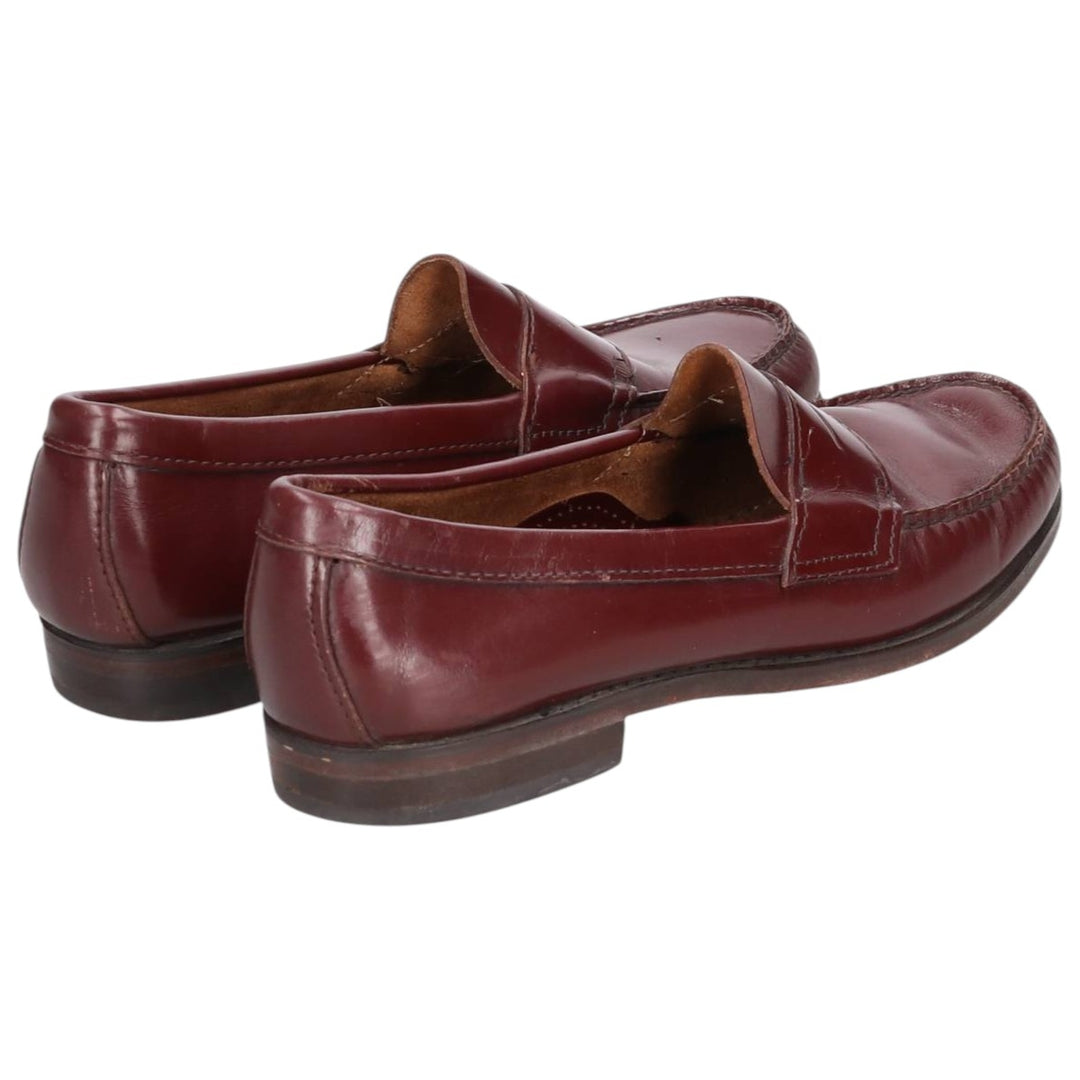 GHBass WEEJUNS Coin Loafers, Made in USA, Size 10B Men's 28.0cm genuine leather brown type Vintage Second Hand