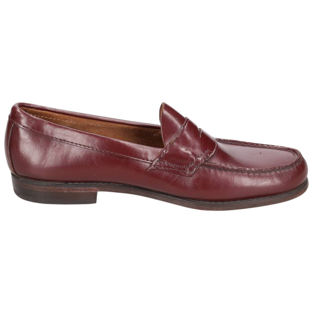 GHBass WEEJUNS Coin Loafers, Made in USA, Size 10B Men's 28.0cm genuine leather brown type Vintage Second Hand