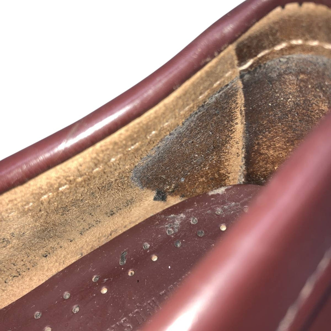 GHBass WEEJUNS Coin Loafers, Made in USA, Size 10B Men's 28.0cm genuine leather brown type Vintage Second Hand