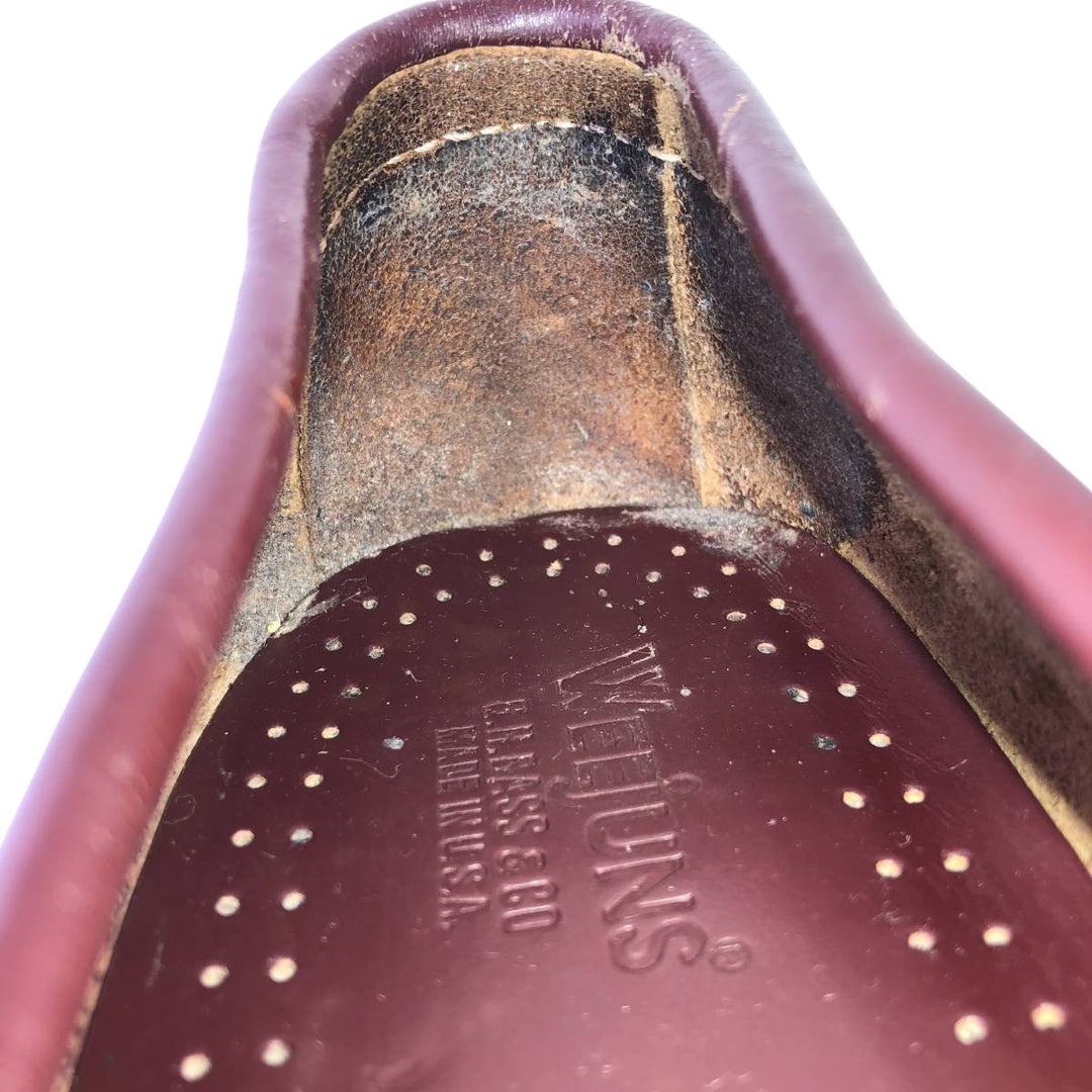 GHBass WEEJUNS Coin Loafers, Made in USA, Size 10B Men's 28.0cm genuine leather brown type Vintage Second Hand