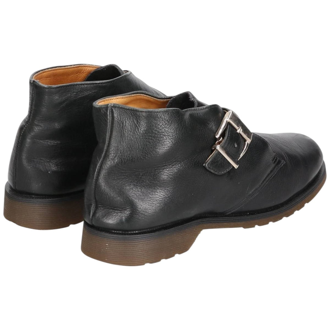 Dr. Martens Monk Strap Boots Made in England Women's 24.0cm genuine leather black type Vintage Second Hand