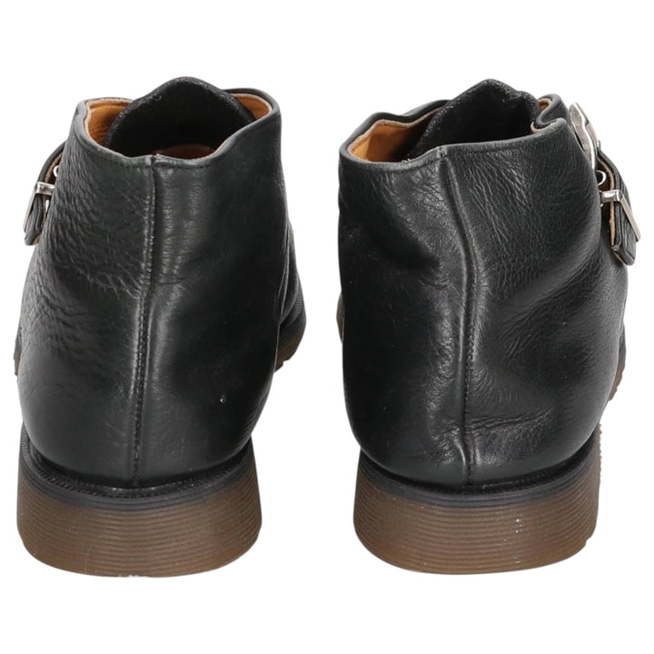 Dr. Martens Monk Strap Boots Made in England Women's 24.0cm genuine leather black type Vintage Second Hand