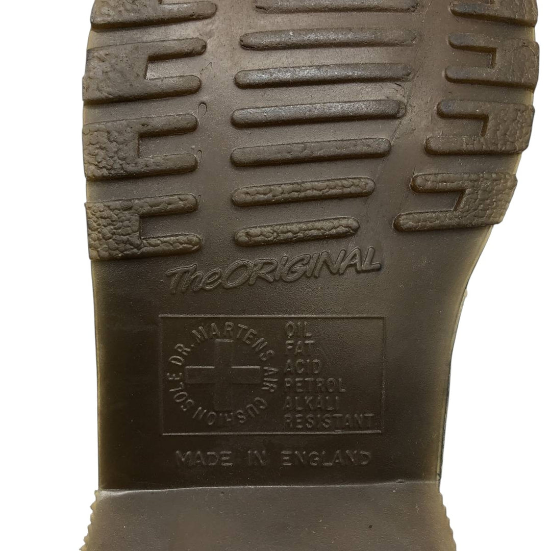 Dr. Martens Monk Strap Boots Made in England Women's 24.0cm genuine leather black type Vintage Second Hand