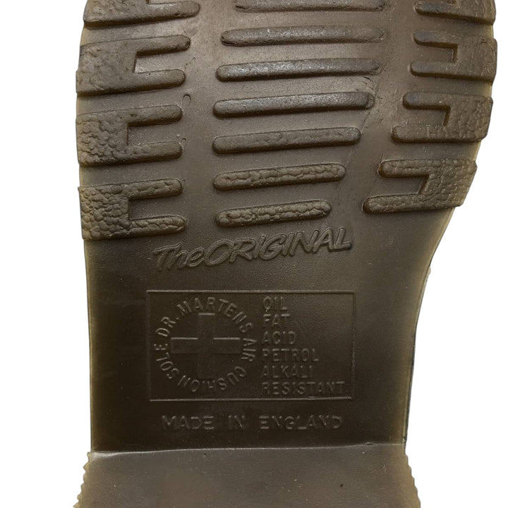 Dr. Martens Monk Strap Boots Made in England Women's 24.0cm genuine leather black type Vintage Second Hand