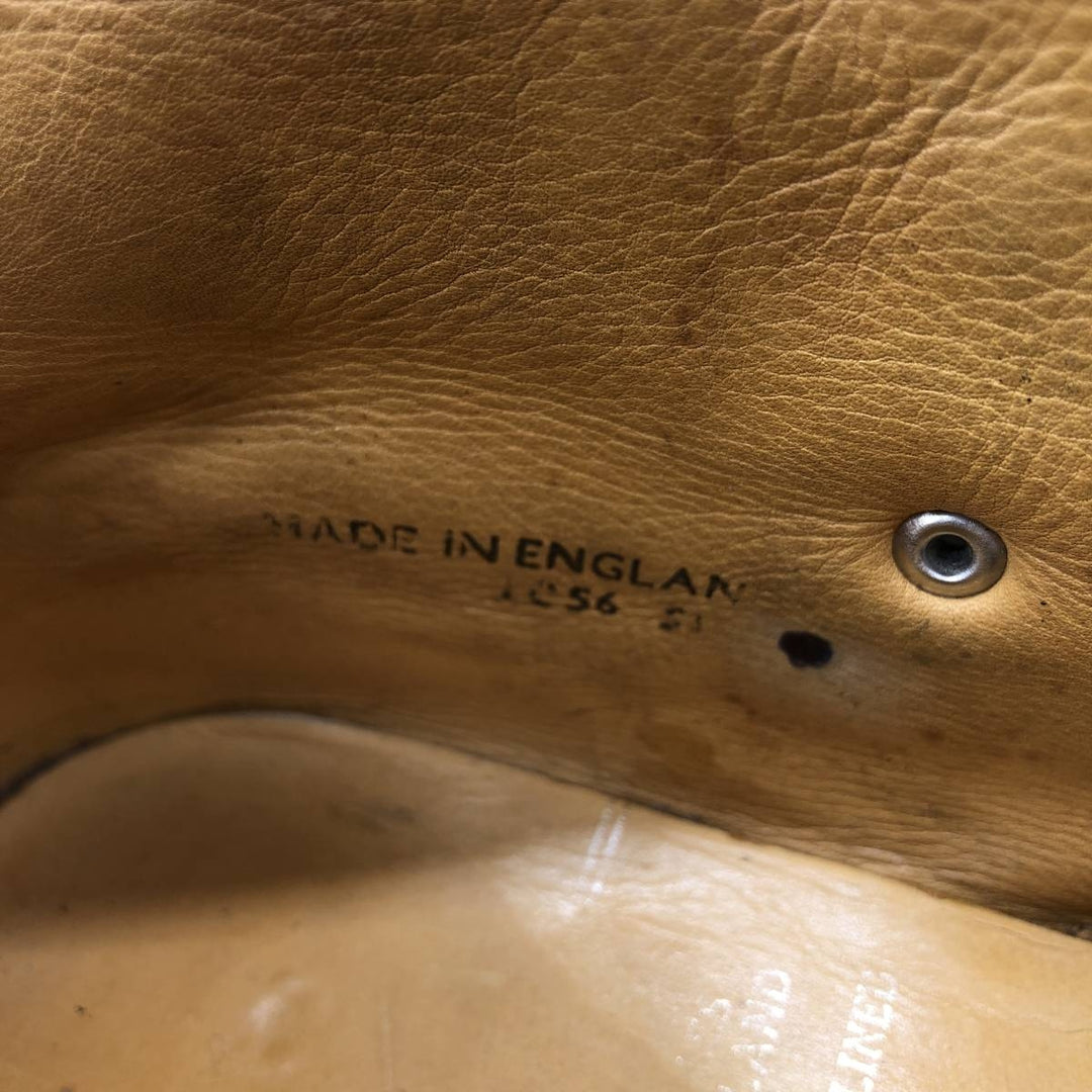 Dr. Martens Monk Strap Boots Made in England Women's 24.0cm genuine leather black type Vintage Second Hand