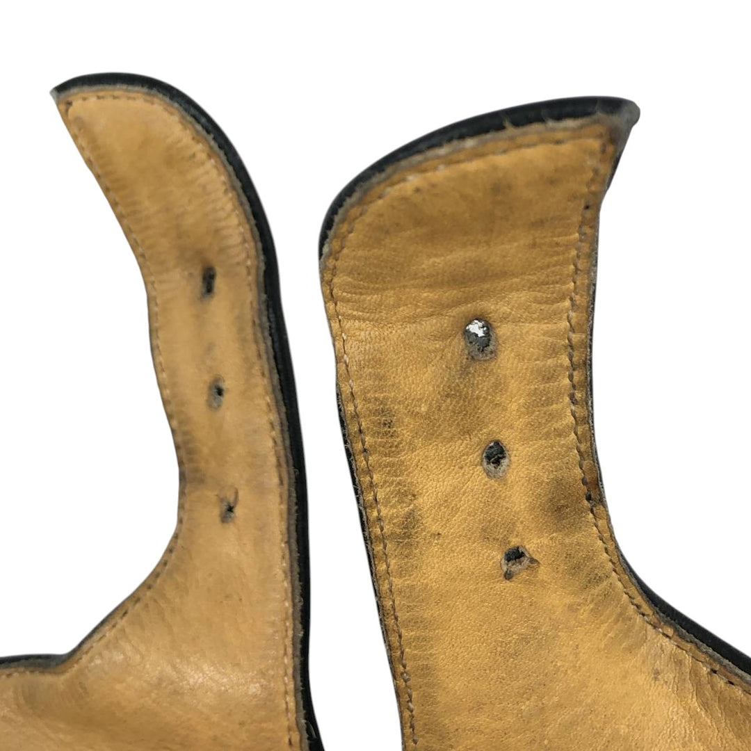 Dr. Martens Monk Strap Boots Made in England Women's 24.0cm genuine leather black type Vintage Second Hand