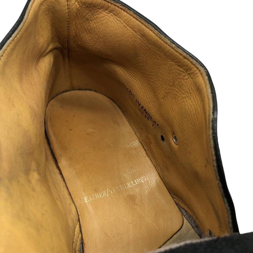 Dr. Martens Monk Strap Boots Made in England Women's 24.0cm genuine leather black type Vintage Second Hand