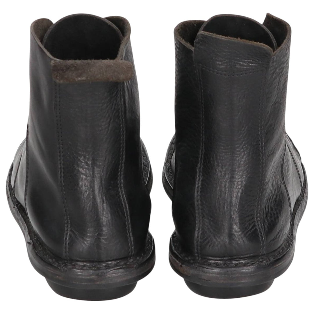 Trippen short boots size 38 Women's 24.0cm unclear black type Vintage Second Hand