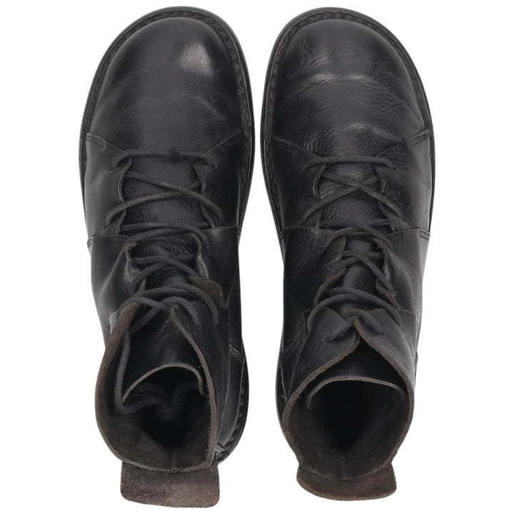 Trippen short boots size 38 Women's 24.0cm unclear black type Vintage Second Hand