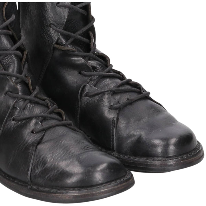 Trippen short boots size 38 Women's 24.0cm unclear black type Vintage Second Hand