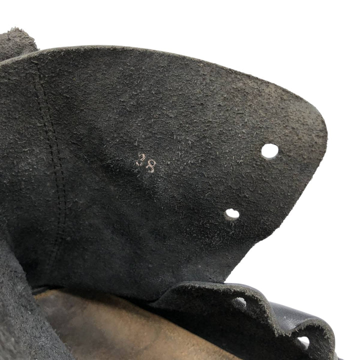 Trippen short boots size 38 Women's 24.0cm unclear black type Vintage Second Hand