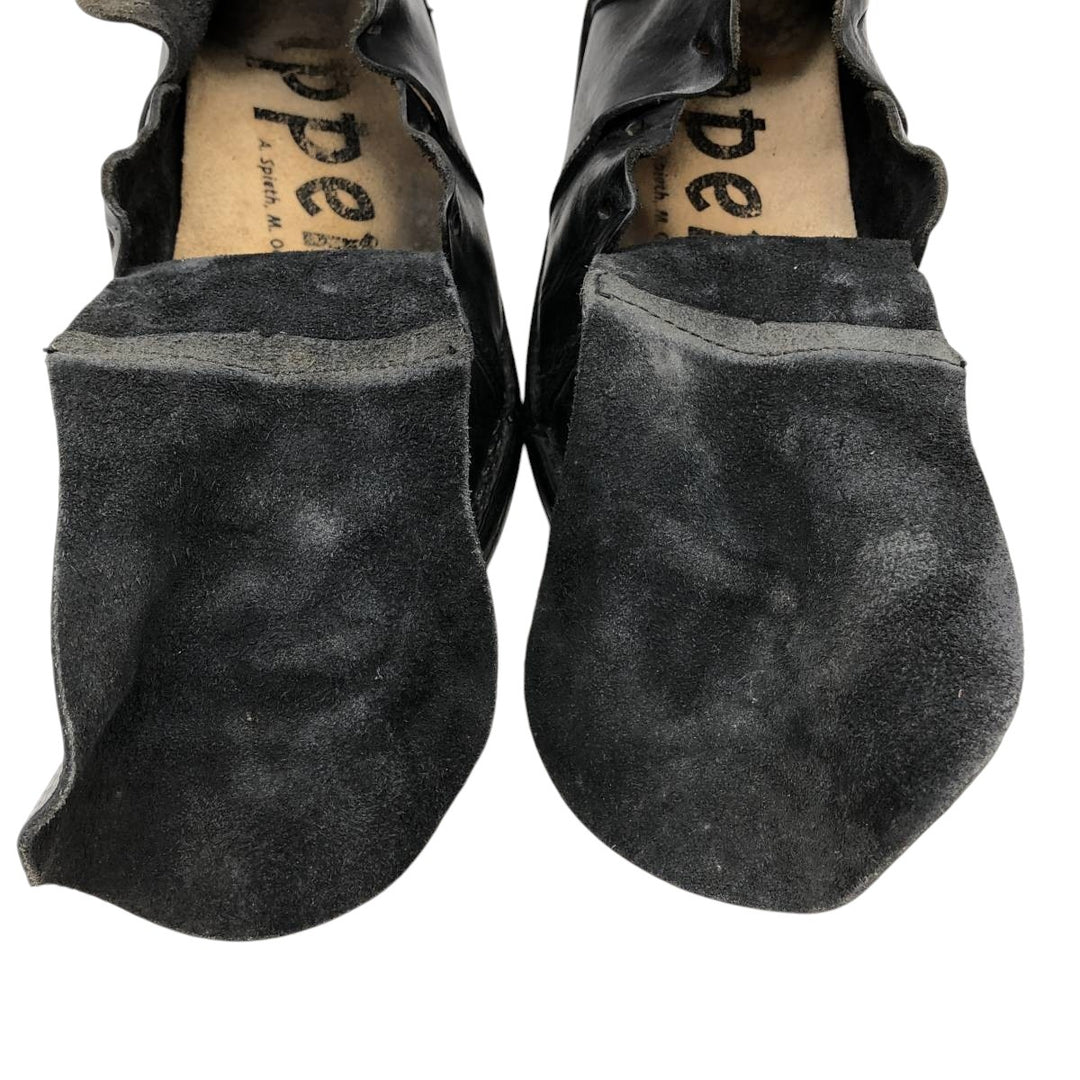 Trippen short boots size 38 Women's 24.0cm unclear black type Vintage Second Hand