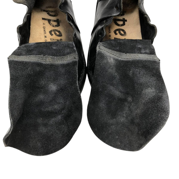 Trippen short boots size 38 Women's 24.0cm unclear black type Vintage Second Hand