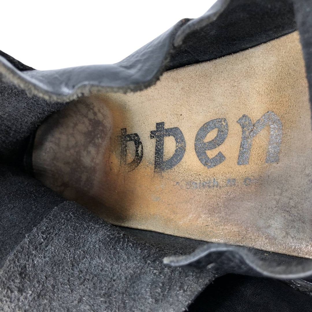 Trippen short boots size 38 Women's 24.0cm unclear black type Vintage Second Hand