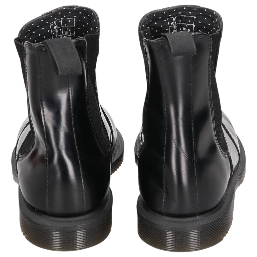 Dr. Martens Flora Chelsea Boots, Size 5, Side Gore Women's 24.0cm genuine leather black type Vintage Second Hand