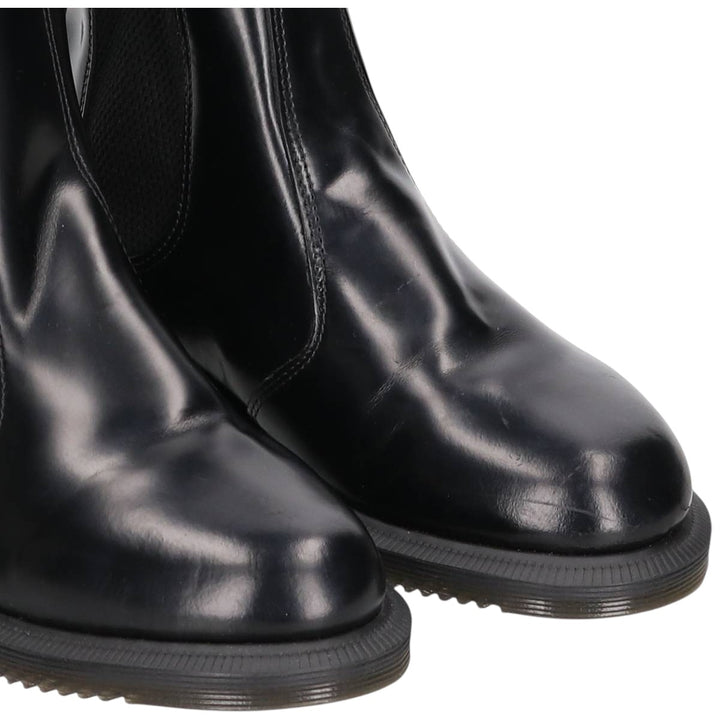 Dr. Martens Flora Chelsea Boots, Size 5, Side Gore Women's 24.0cm genuine leather black type Vintage Second Hand