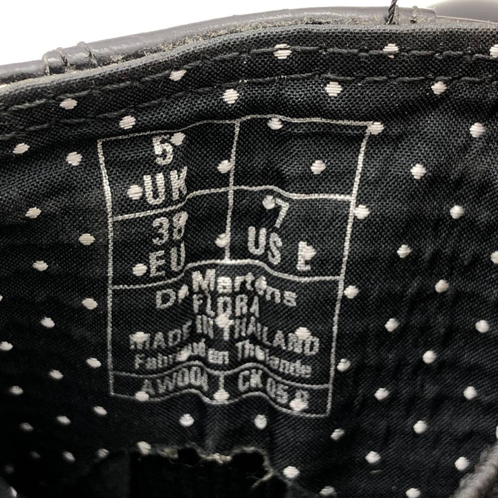 Dr. Martens Flora Chelsea Boots, Size 5, Side Gore Women's 24.0cm genuine leather black type Vintage Second Hand