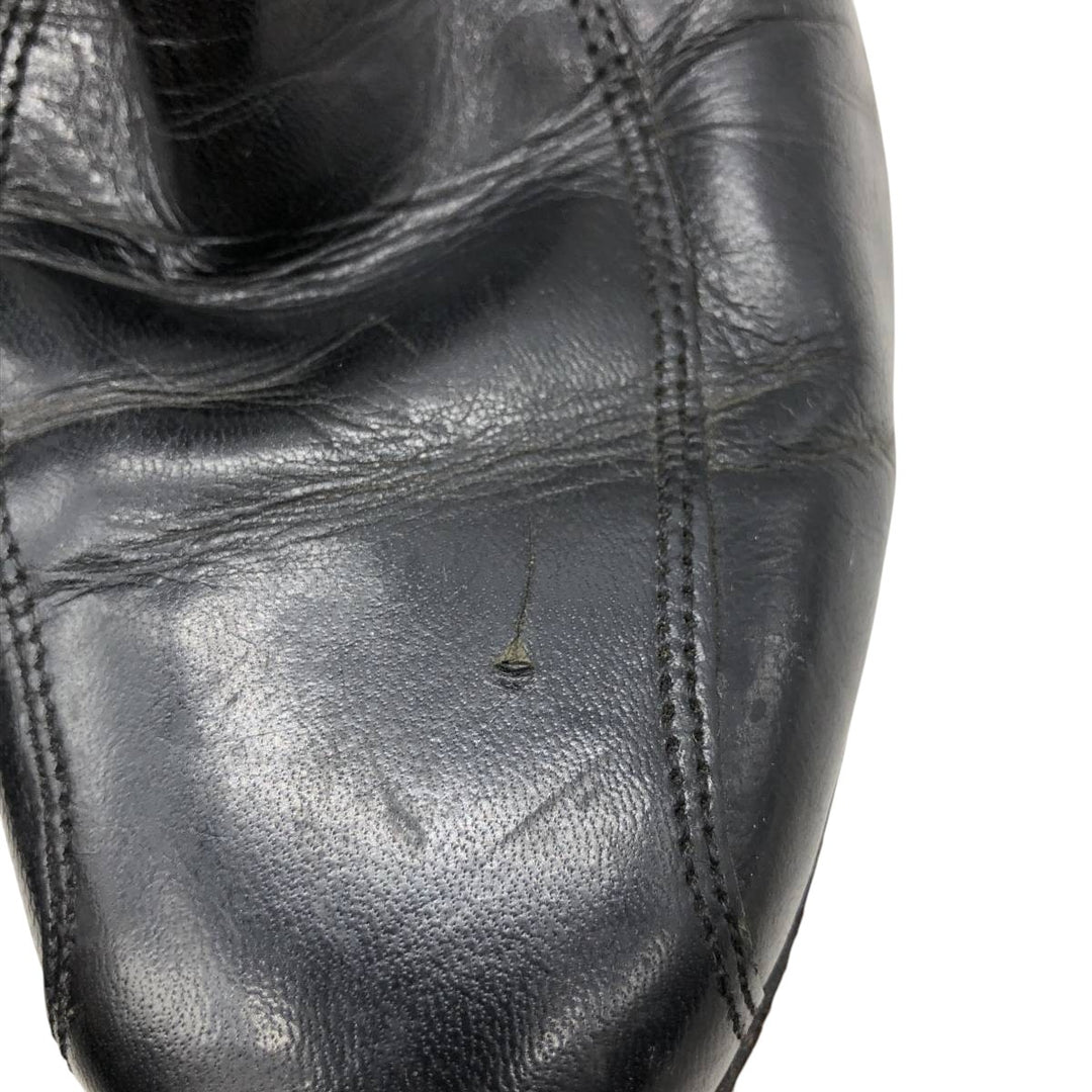 Florsheim Side Zip Boots 6D Women's 23.0cm genuine leather black type Vintage Second Hand