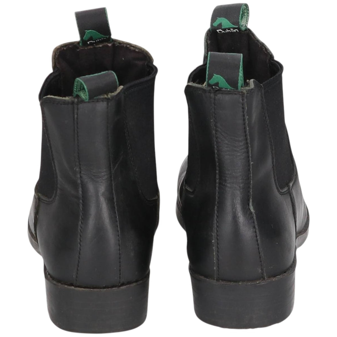 DUBLIN Side Gore Boots 6.5 Women's 23.0cm genuine leather black type Vintage Second Hand