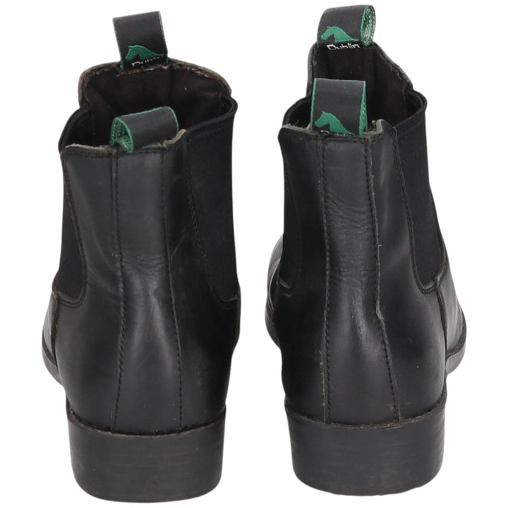 DUBLIN Side Gore Boots 6.5 Women's 23.0cm genuine leather black type Vintage Second Hand