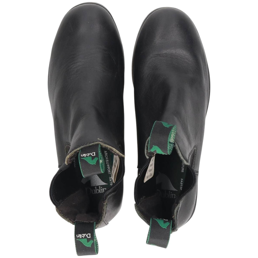 DUBLIN Side Gore Boots 6.5 Women's 23.0cm genuine leather black type Vintage Second Hand