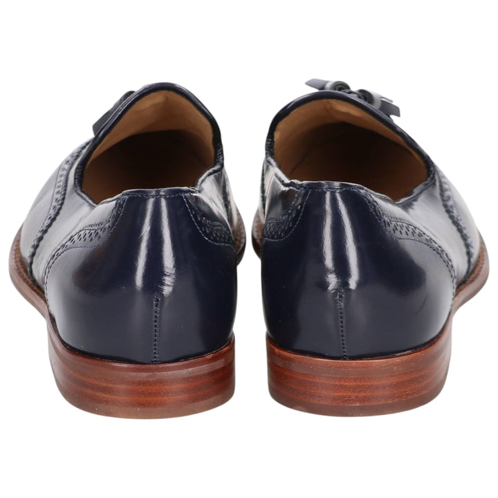 Talbots Wingtip Tassel Loafers, 9 1/2M, Women's, Size 10" /saa014585 Women's 25.5cm genuine leather navy blue type Vintage Second Hand