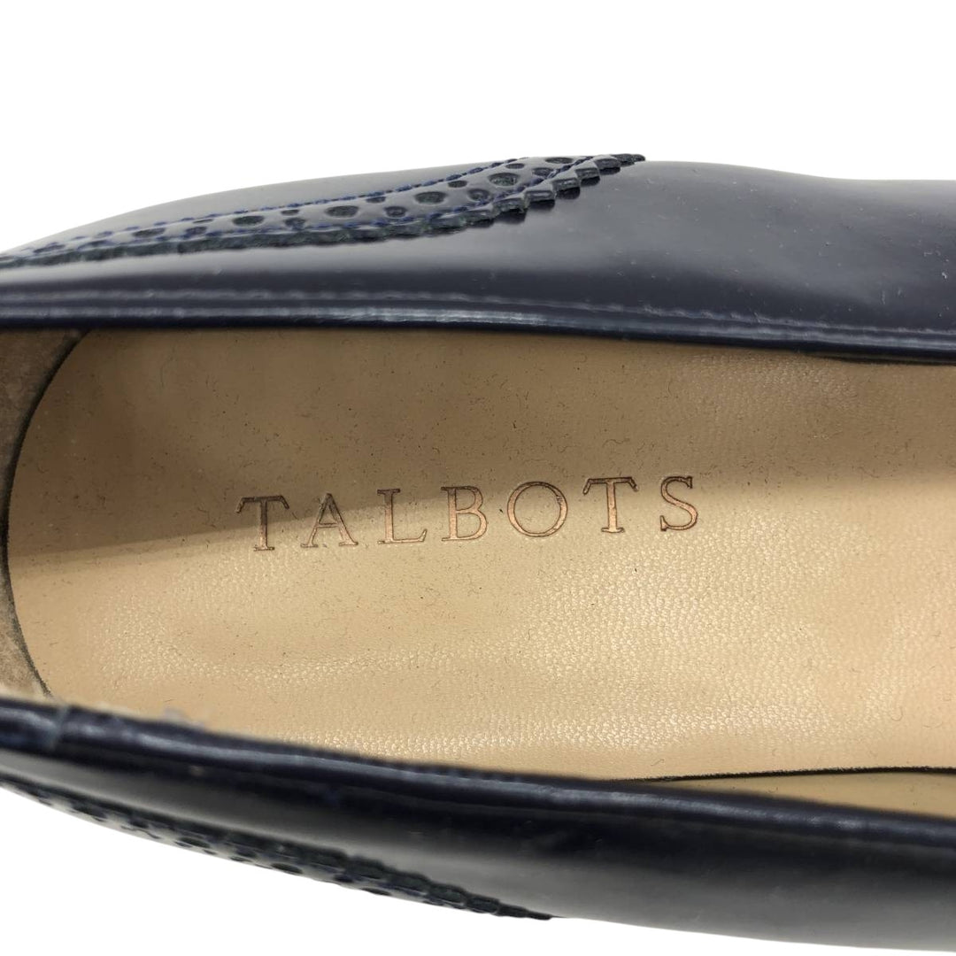 Talbots Wingtip Tassel Loafers, 9 1/2M, Women's, Size 10" /saa014585 Women's 25.5cm genuine leather navy blue type Vintage Second Hand