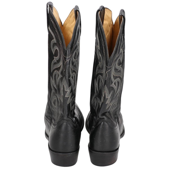 Danpost Western Boots 10 1/2D Men's 28.5cm genuine leather brown type Vintage Second Hand