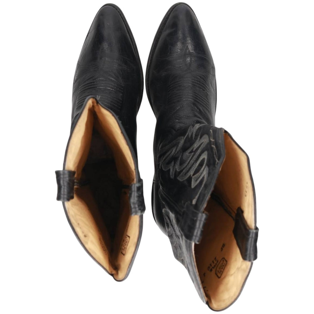 Danpost Western Boots 10 1/2D Men's 28.5cm genuine leather brown type Vintage Second Hand