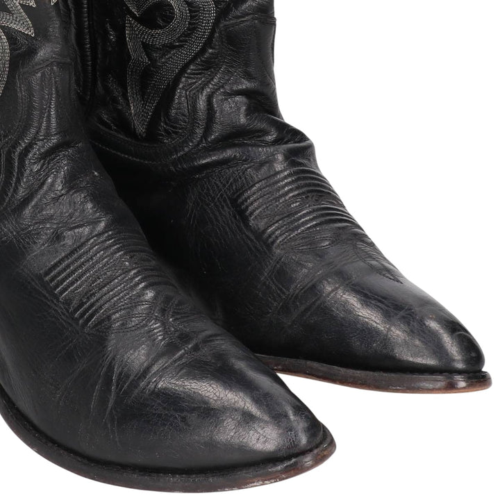 Danpost Western Boots 10 1/2D Men's 28.5cm genuine leather brown type Vintage Second Hand