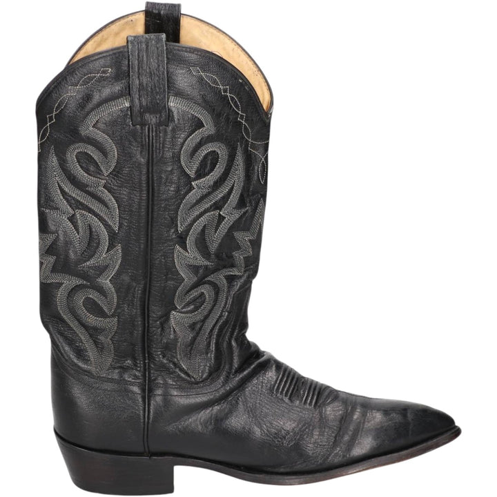 Danpost Western Boots 10 1/2D Men's 28.5cm genuine leather brown type Vintage Second Hand