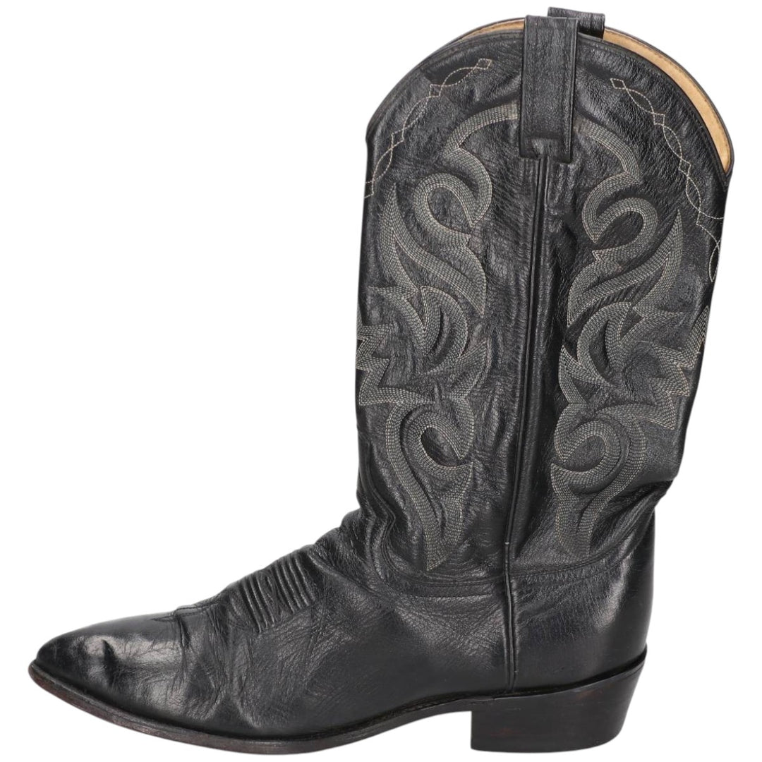 Danpost Western Boots 10 1/2D Men's 28.5cm genuine leather brown type Vintage Second Hand