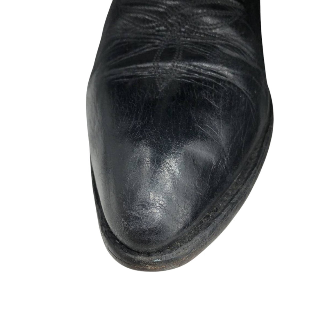 Danpost Western Boots 10 1/2D Men's 28.5cm genuine leather brown type Vintage Second Hand