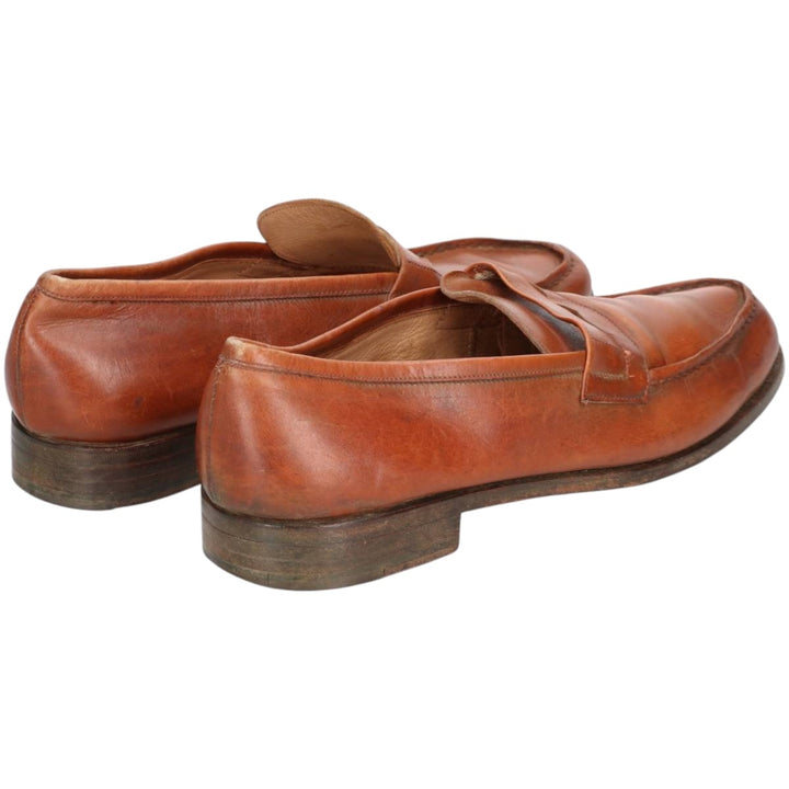 Paraboot COUSU GOODYEAX Coin Loafers, Made in France, 10K Men's 28.5cm genuine leather brown type Vintage Second Hand