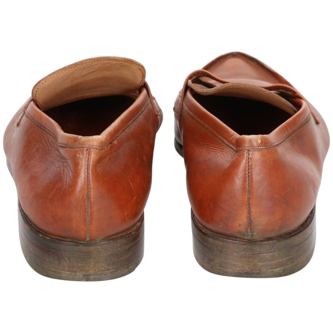 Paraboot COUSU GOODYEAX Coin Loafers, Made in France, 10K Men's 28.5cm genuine leather brown type Vintage Second Hand