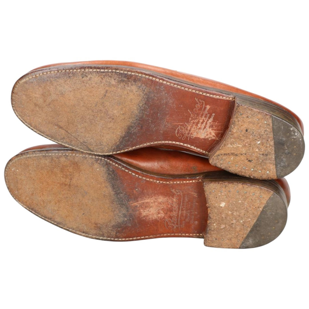 Paraboot COUSU GOODYEAX Coin Loafers, Made in France, 10K Men's 28.5cm genuine leather brown type Vintage Second Hand