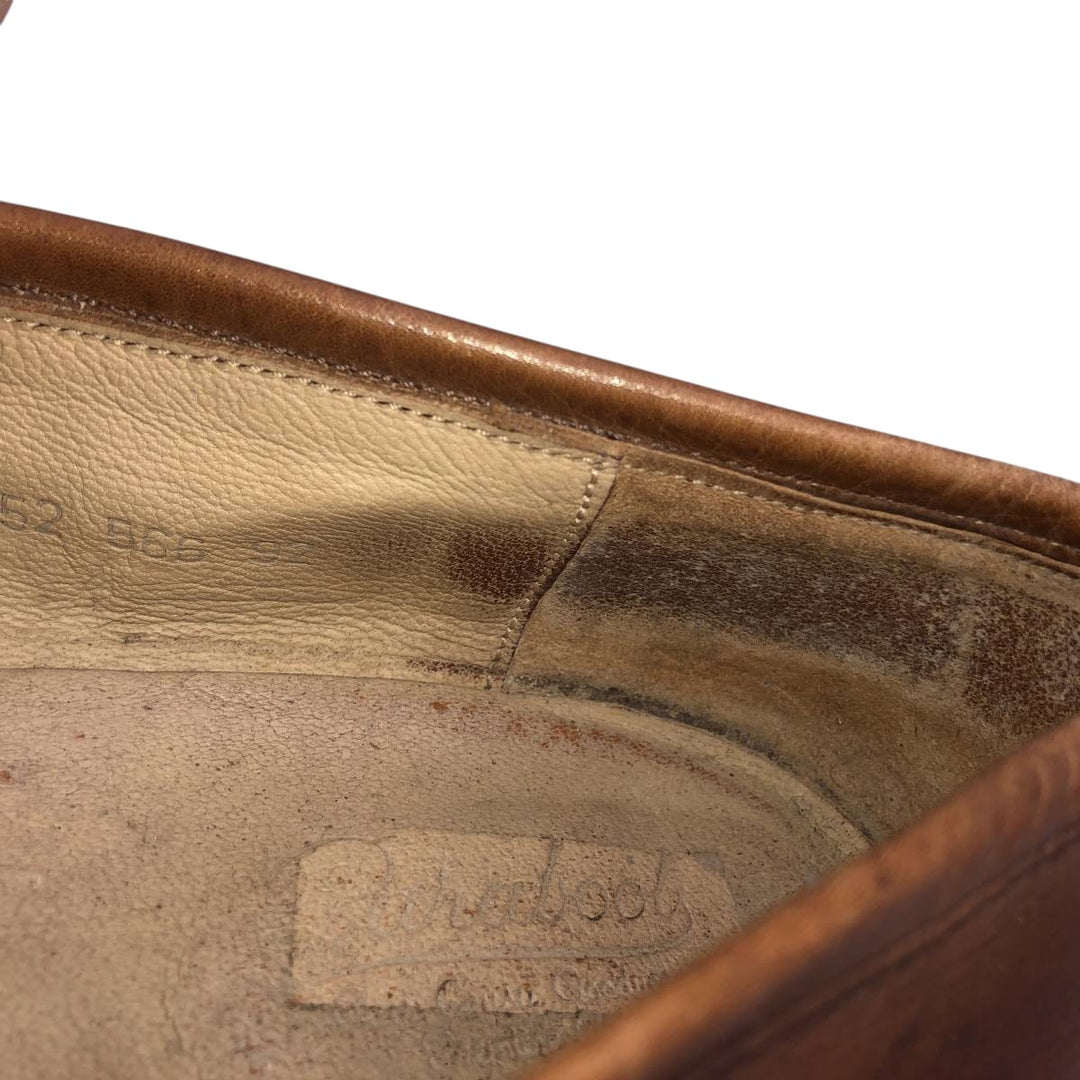 Paraboot COUSU GOODYEAX Coin Loafers, Made in France, 10K Men's 28.5cm genuine leather brown type Vintage Second Hand