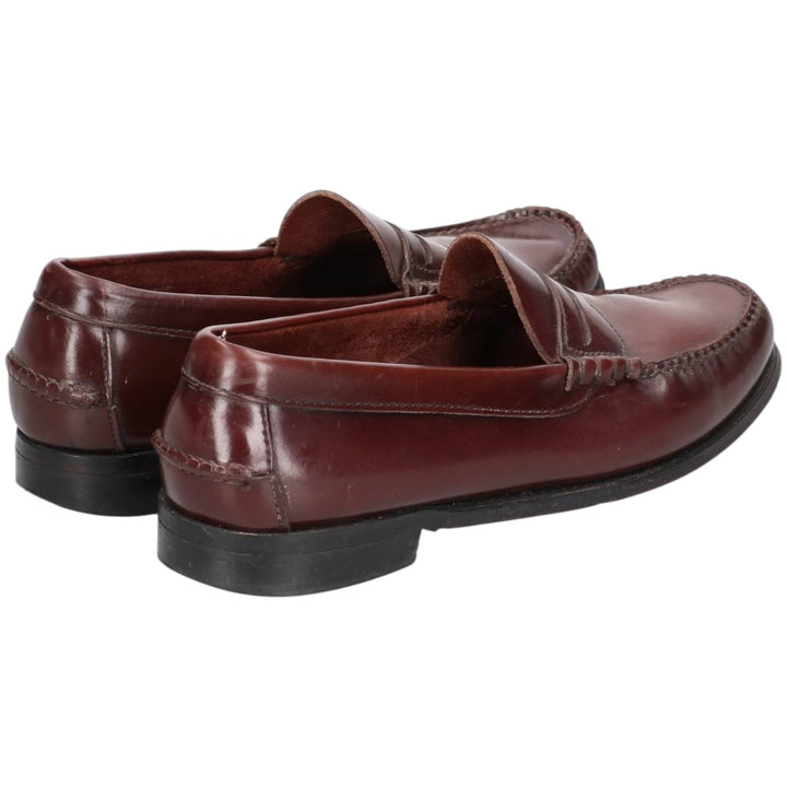 Dexter coin loafers, made in the USA, size 9B Men's 27.0cm genuine leather burgundy type Vintage Second Hand