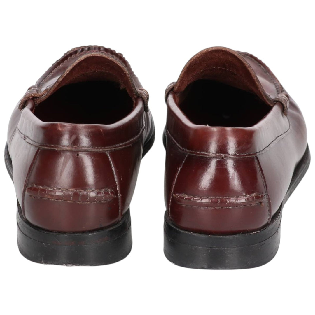 Dexter coin loafers, made in the USA, size 9B Men's 27.0cm genuine leather burgundy type Vintage Second Hand