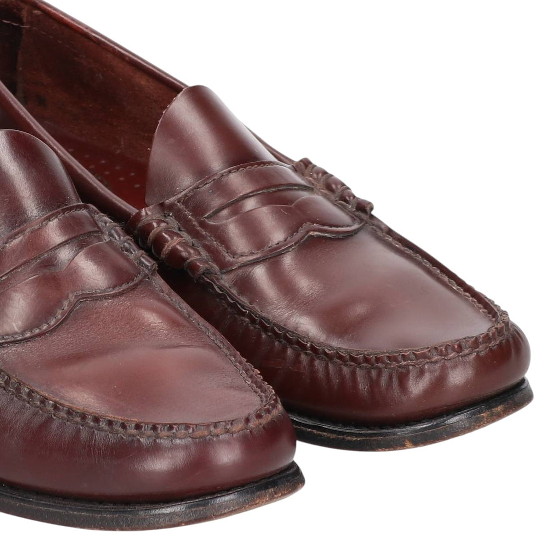 Dexter coin loafers, made in the USA, size 9B Men's 27.0cm genuine leather burgundy type Vintage Second Hand