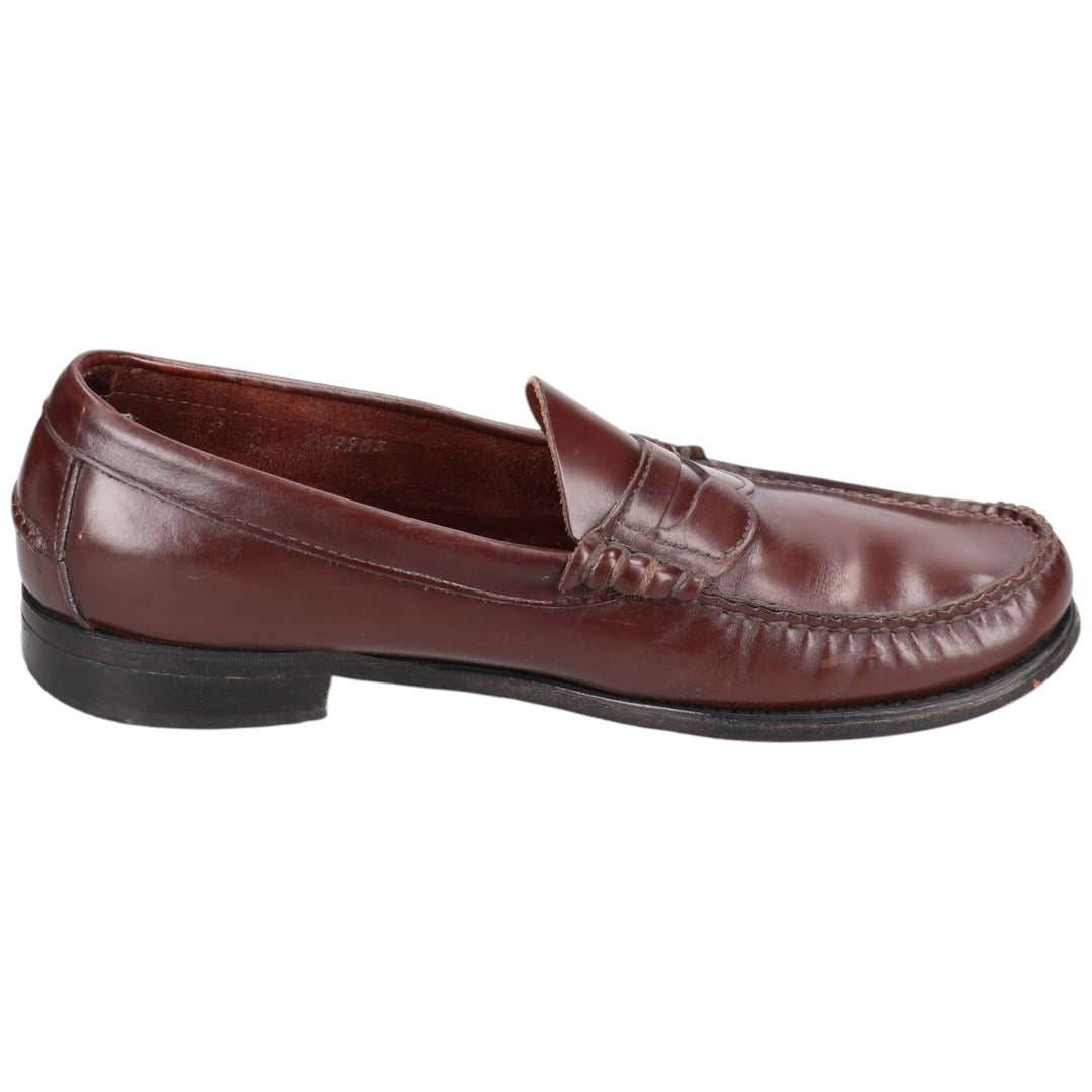 Dexter coin loafers, made in the USA, size 9B Men's 27.0cm genuine leather burgundy type Vintage Second Hand