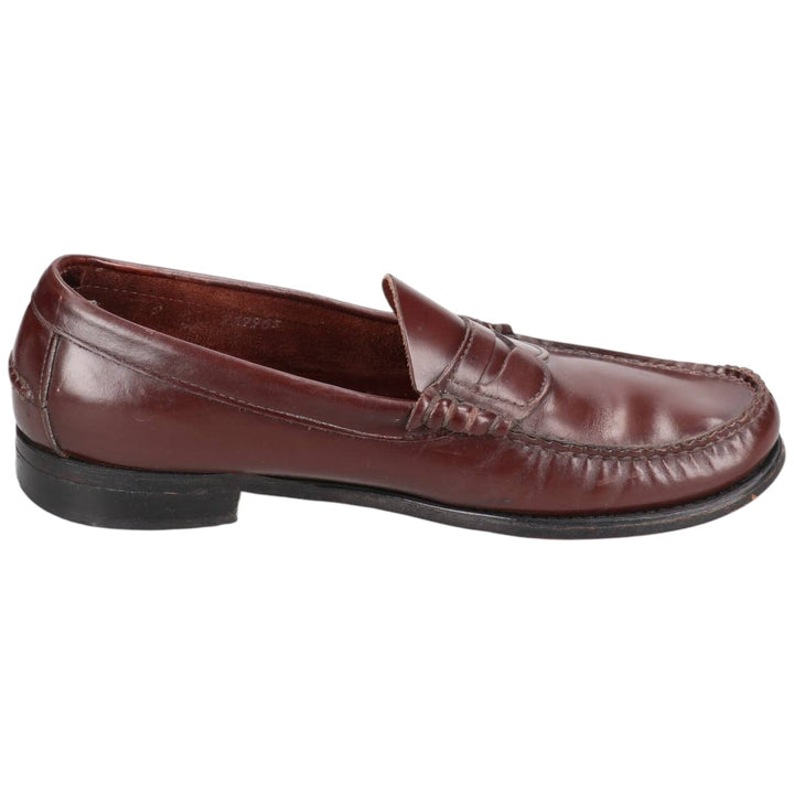 Dexter coin loafers, made in the USA, size 9B Men's 27.0cm genuine leather burgundy type Vintage Second Hand