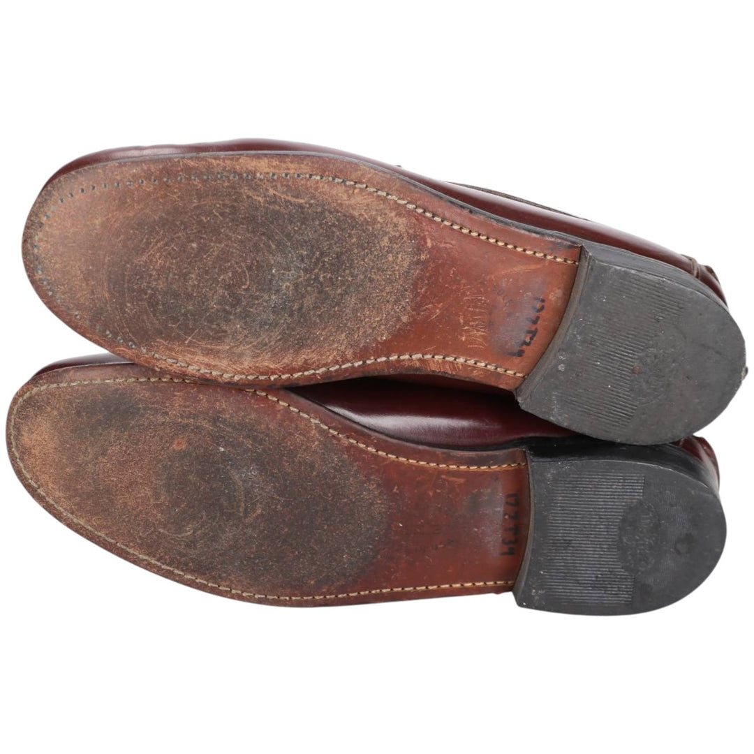 Dexter coin loafers, made in the USA, size 9B Men's 27.0cm genuine leather burgundy type Vintage Second Hand